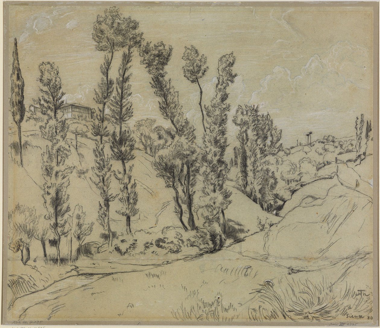 Valle cerca de Siena de Hans Thoma