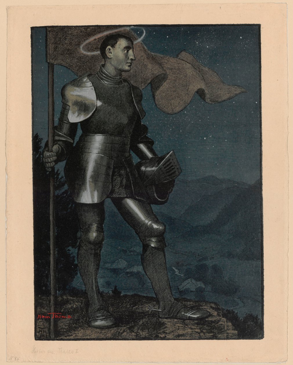 Guardián del valle II de Hans Thoma