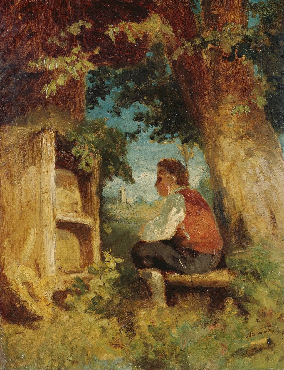 El amigo de las abejas de Hans Thoma