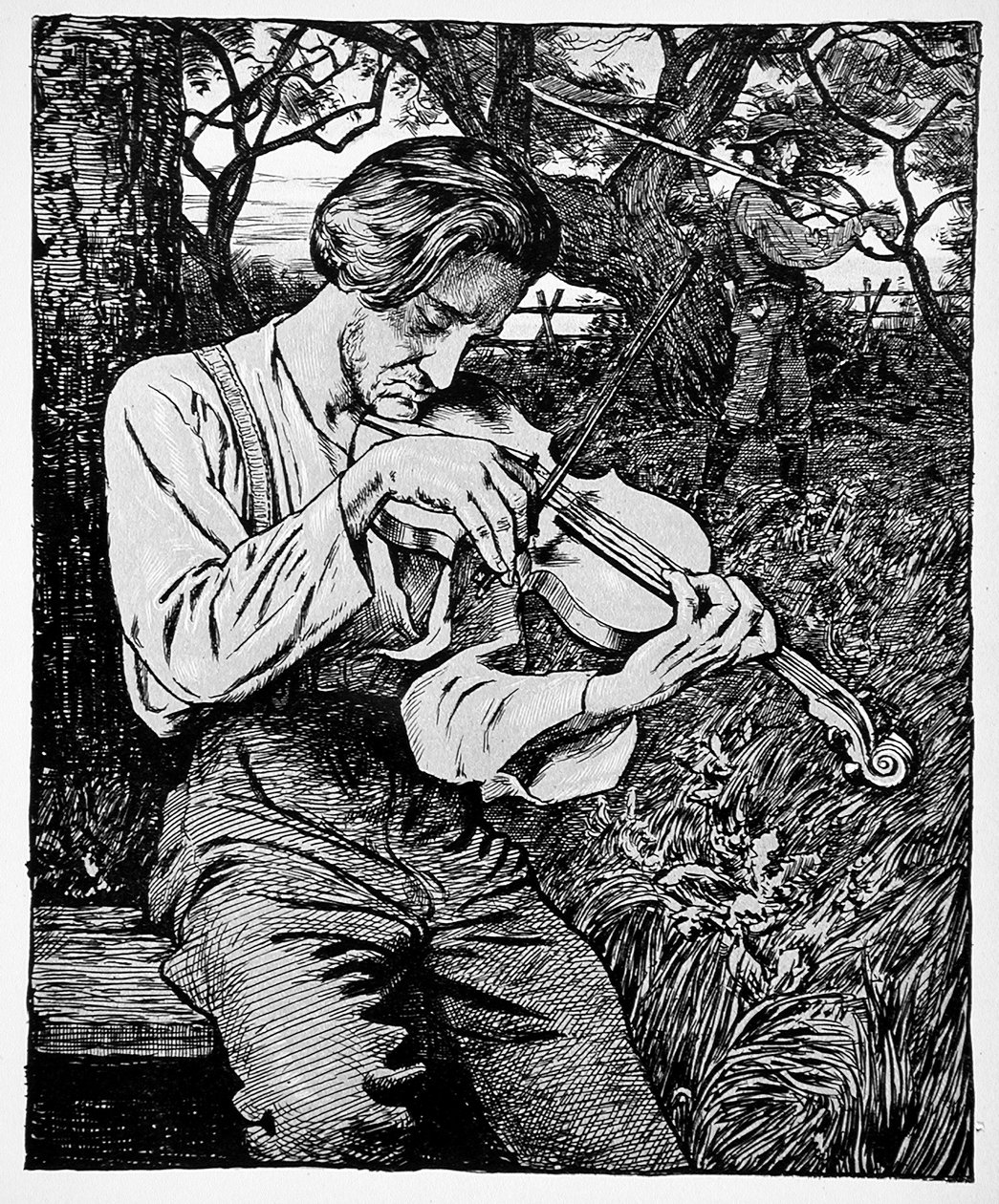 El violinista de Hans Thoma