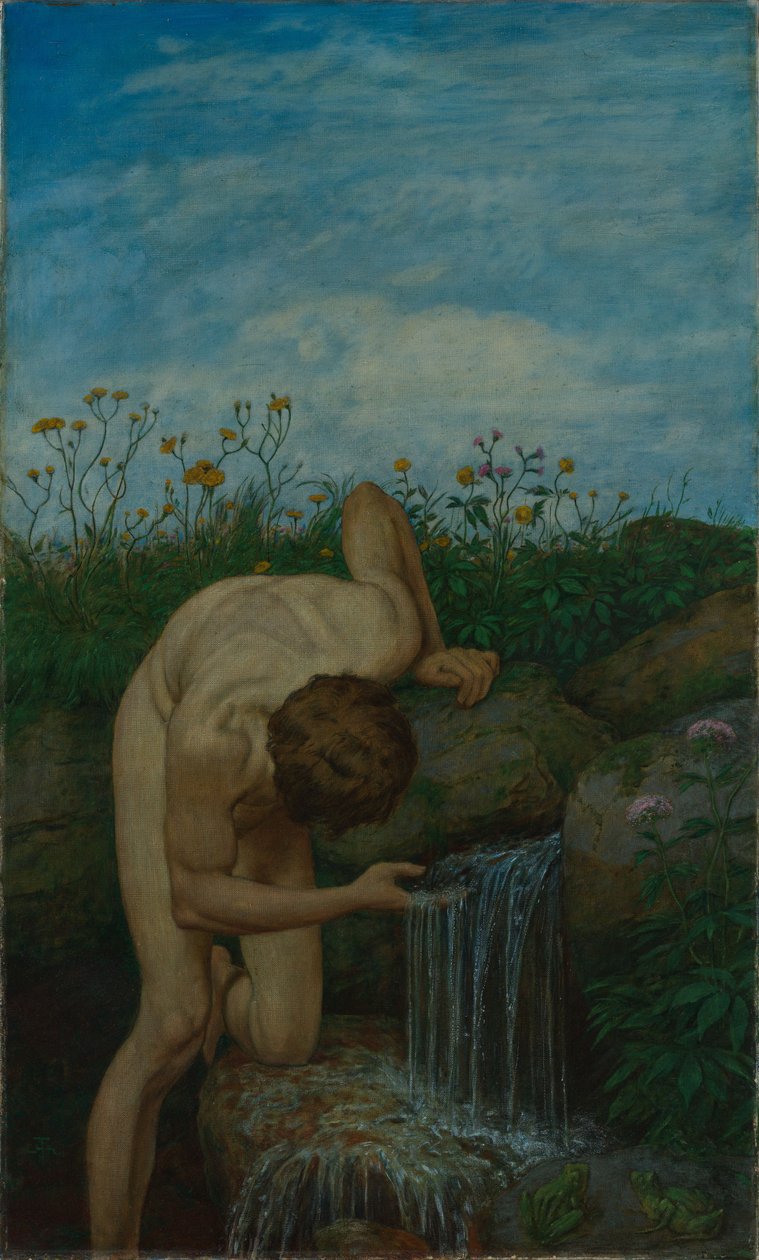 Tríptico: La fuente de Hans Thoma