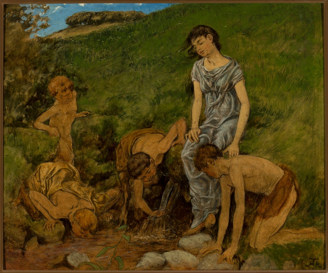 En el manantial de Hans Thoma