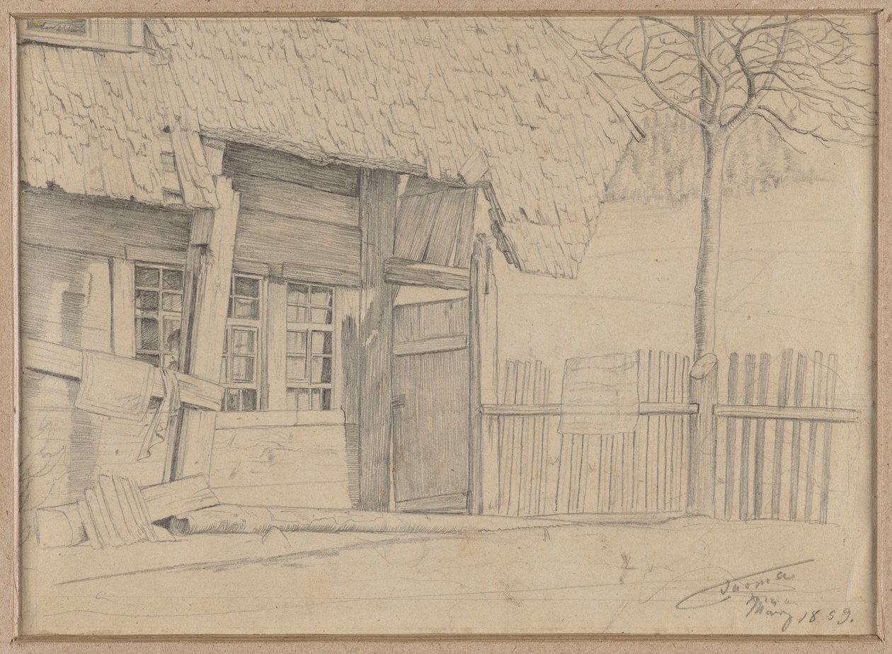 Granja rural en Bernau de Hans Thoma