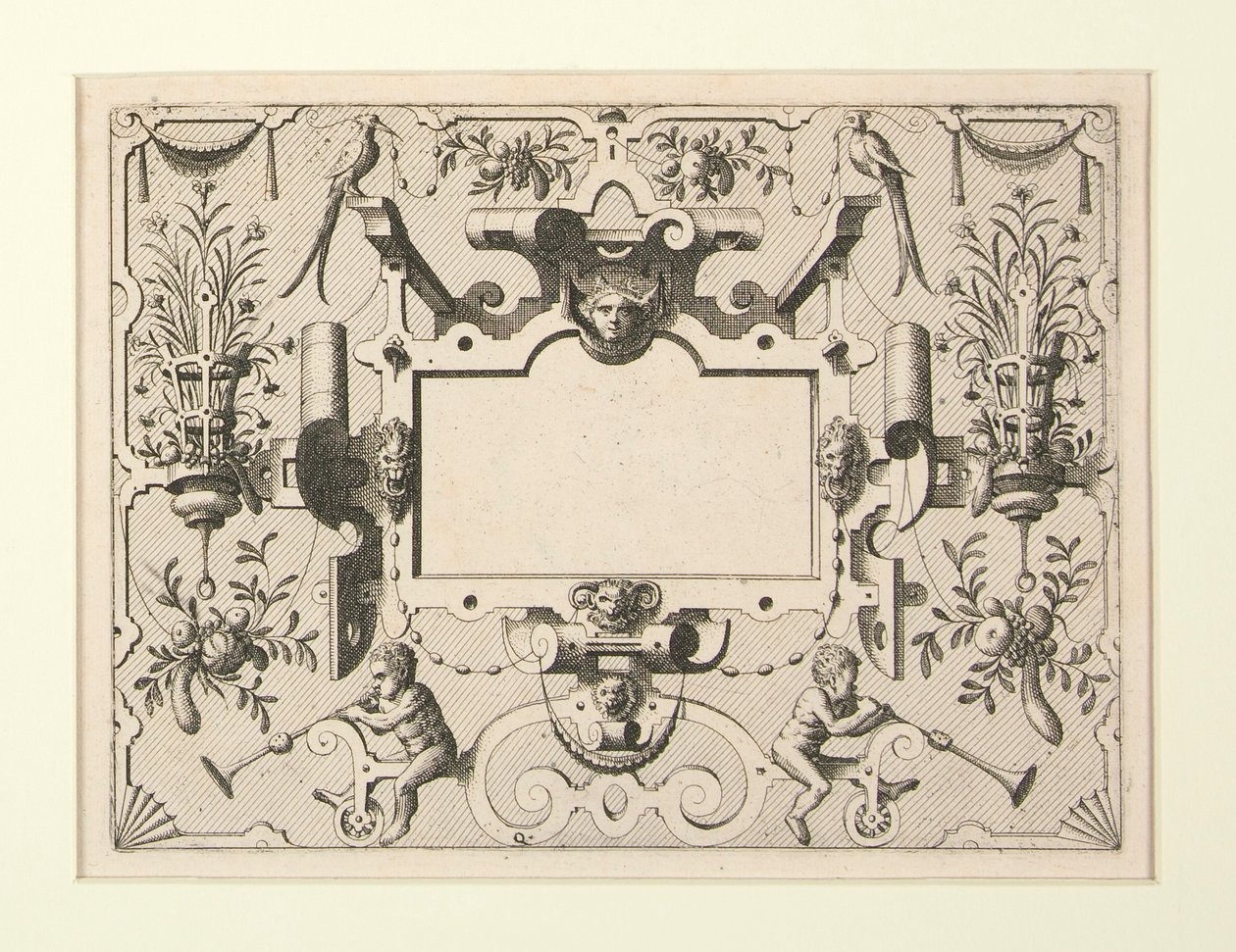 16 diseños de cartuchos ornamentales de Hans Vredeman de Vries
