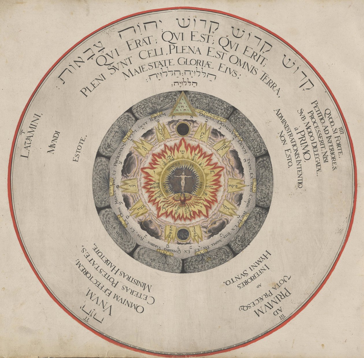 Ilustración del libro Amphitheatrum Sapientiae Aeternae de H. Khunrath, 1595 de Hans Vredeman de Vries