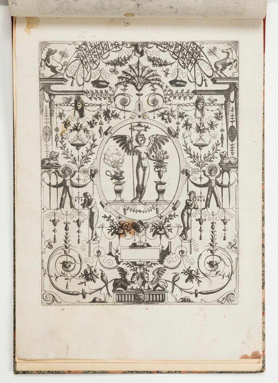 Placa 28, de Grotteßco: en diversas maneras de Hans Vredeman de Vries