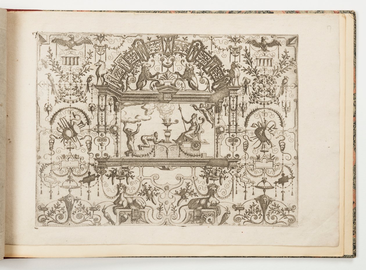Placa, de Grotteßco: en diverßche maneras de Hans Vredeman de Vries