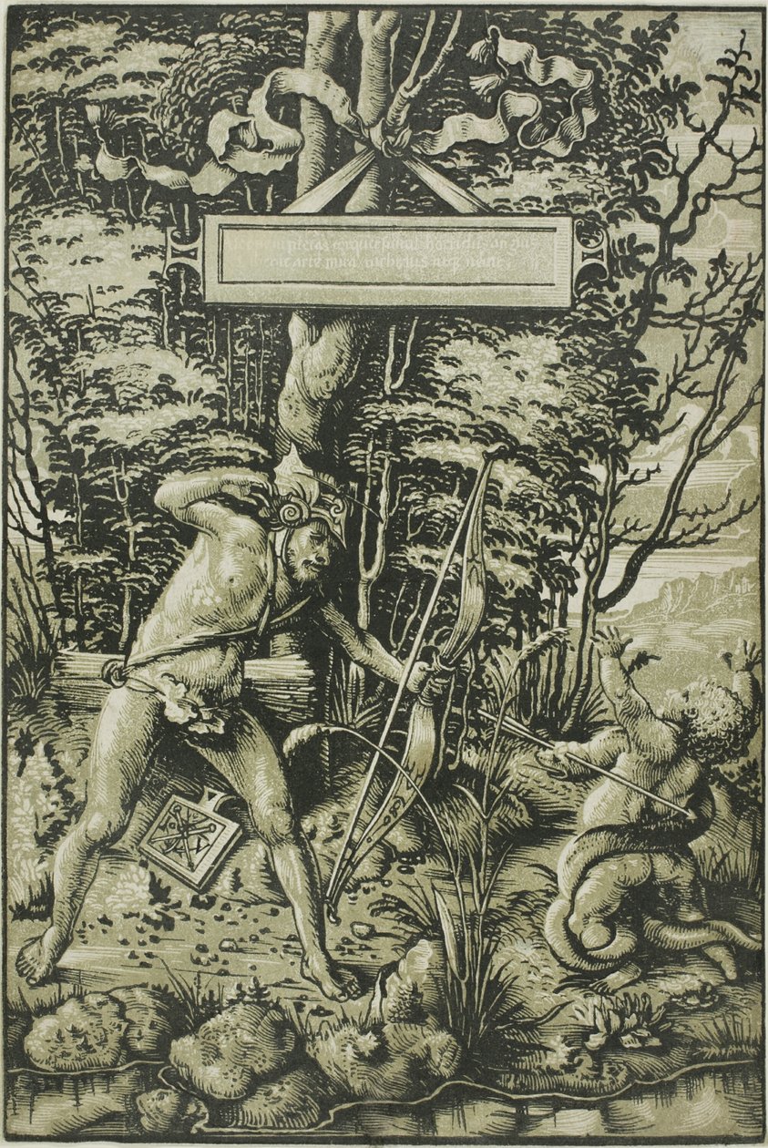 Alcon mata a la serpiente de Hans Wechtlin I