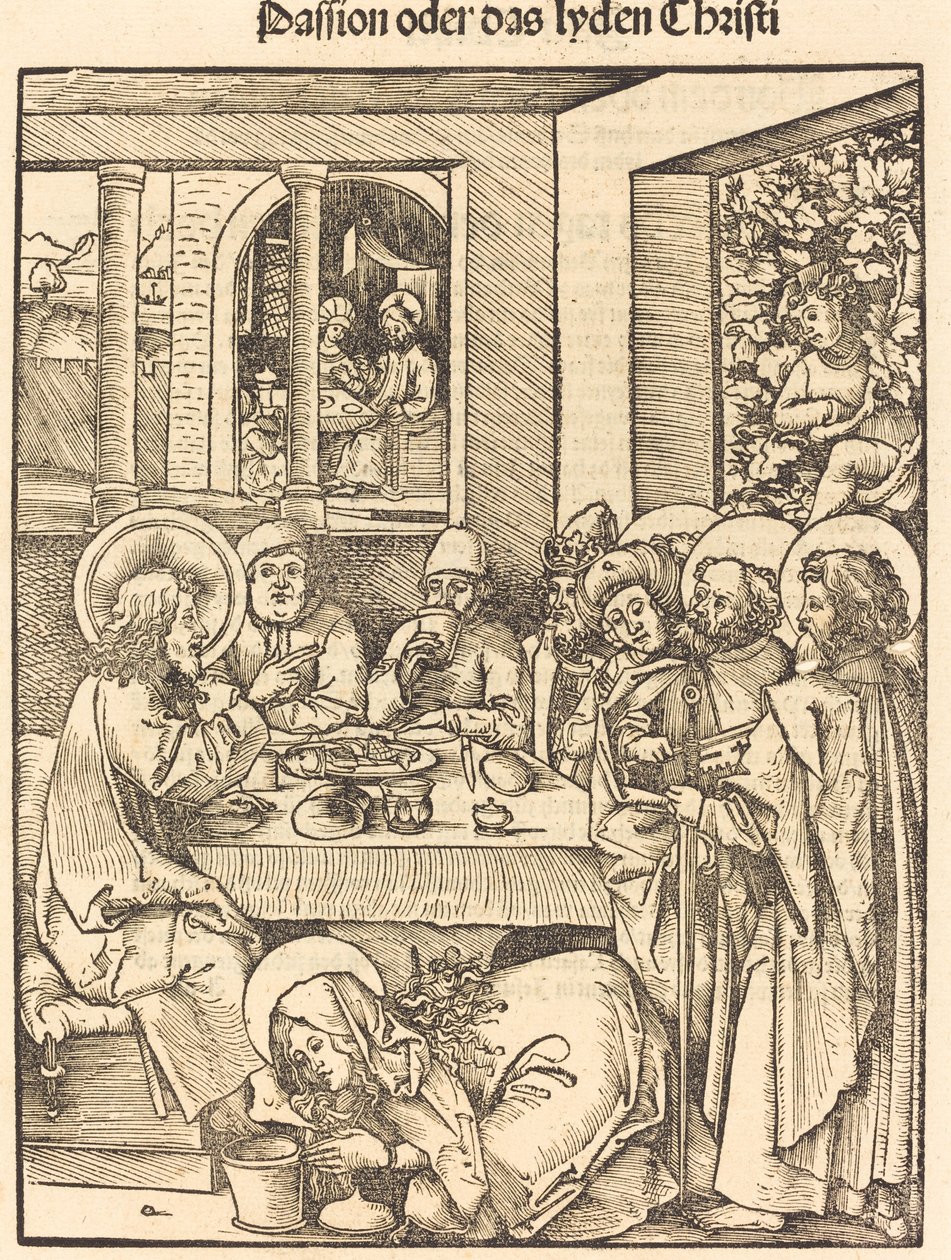 María Magdalena lavando los pies de Cristo de Hans Wechtlin I