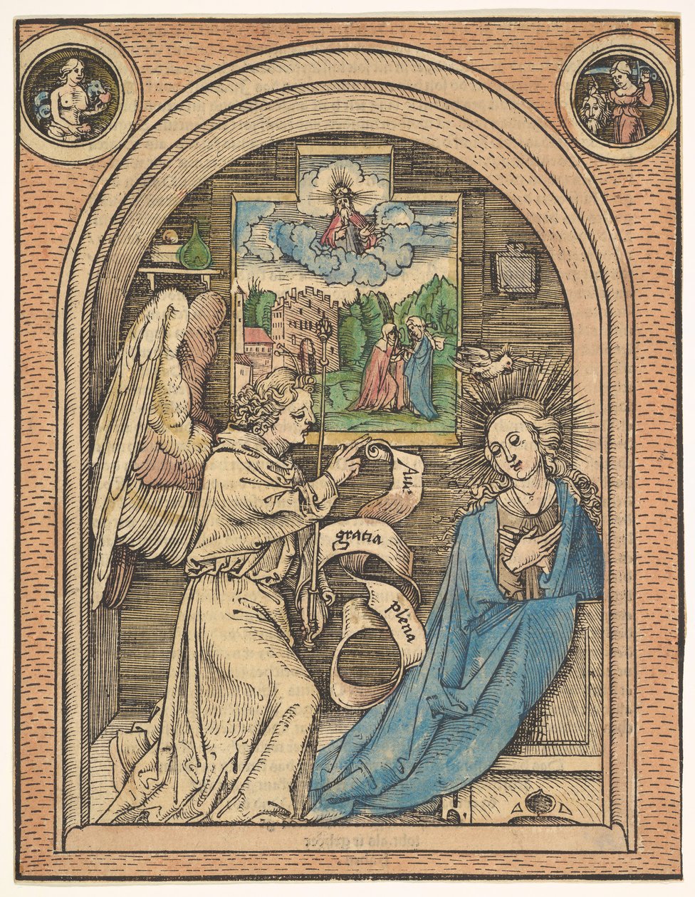 La Anunciación, finales del siglo XV-principios del siglo XVI de Hans Wechtlin the Elder