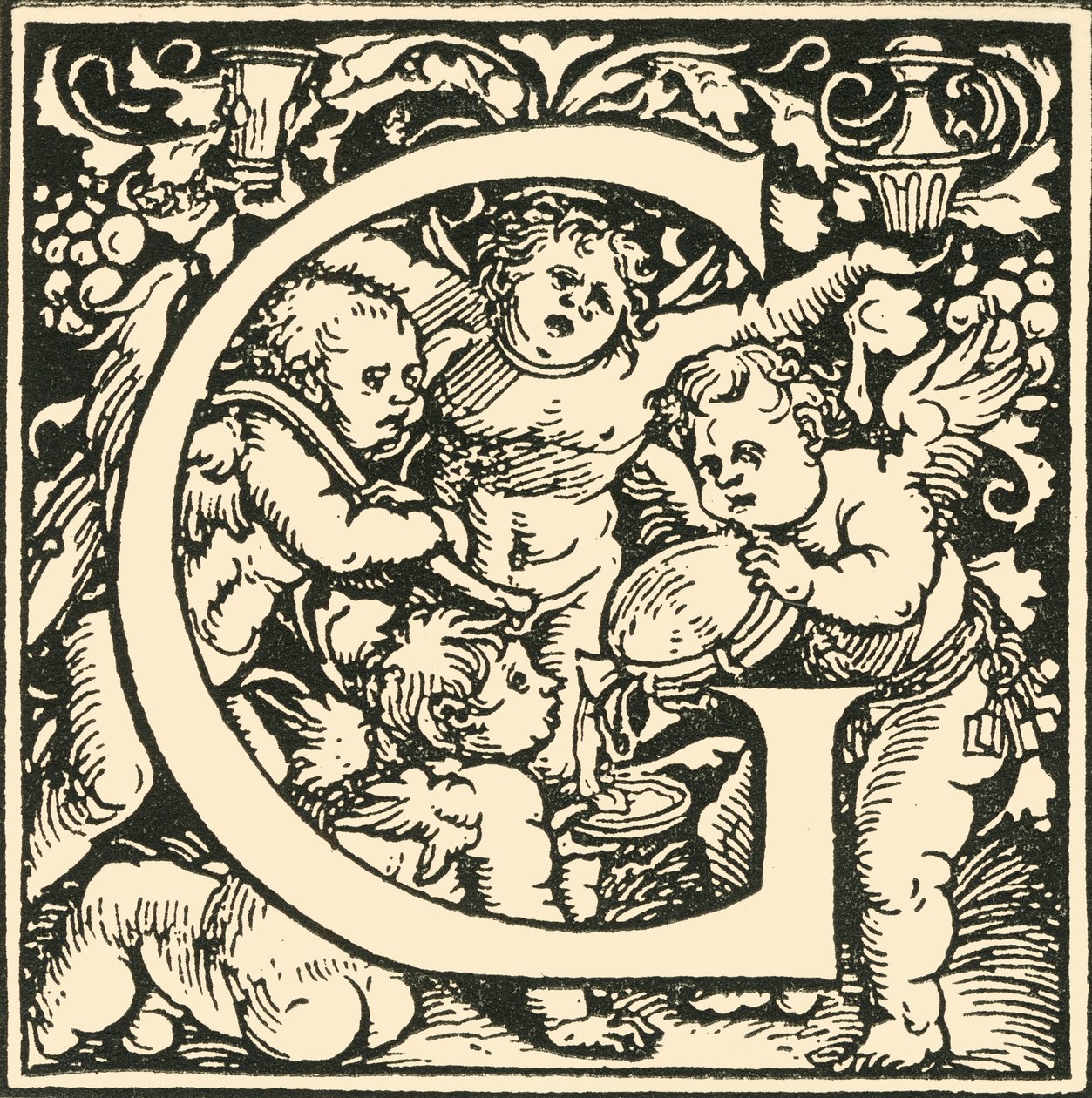 G - Un alfabeto por Hans Weiditz, c1520-1521, 1908 de Hans Weiditz