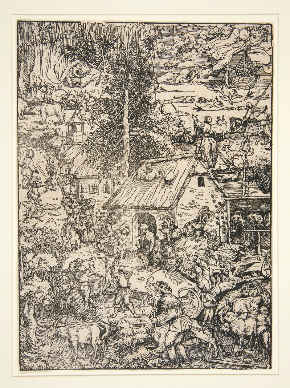 escena rural de Hans Weiditz