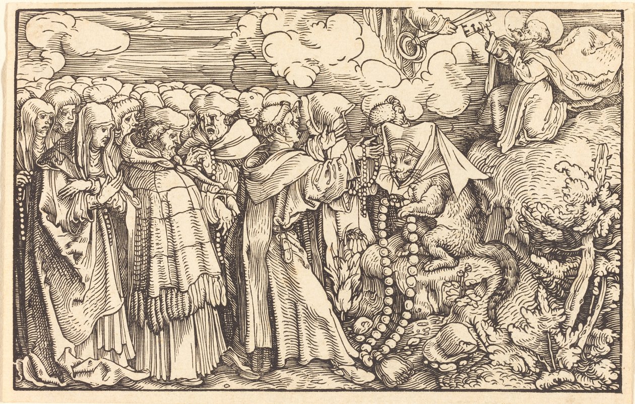Alegoría - Frivolidad Religiosa de Hans Weiditz, II