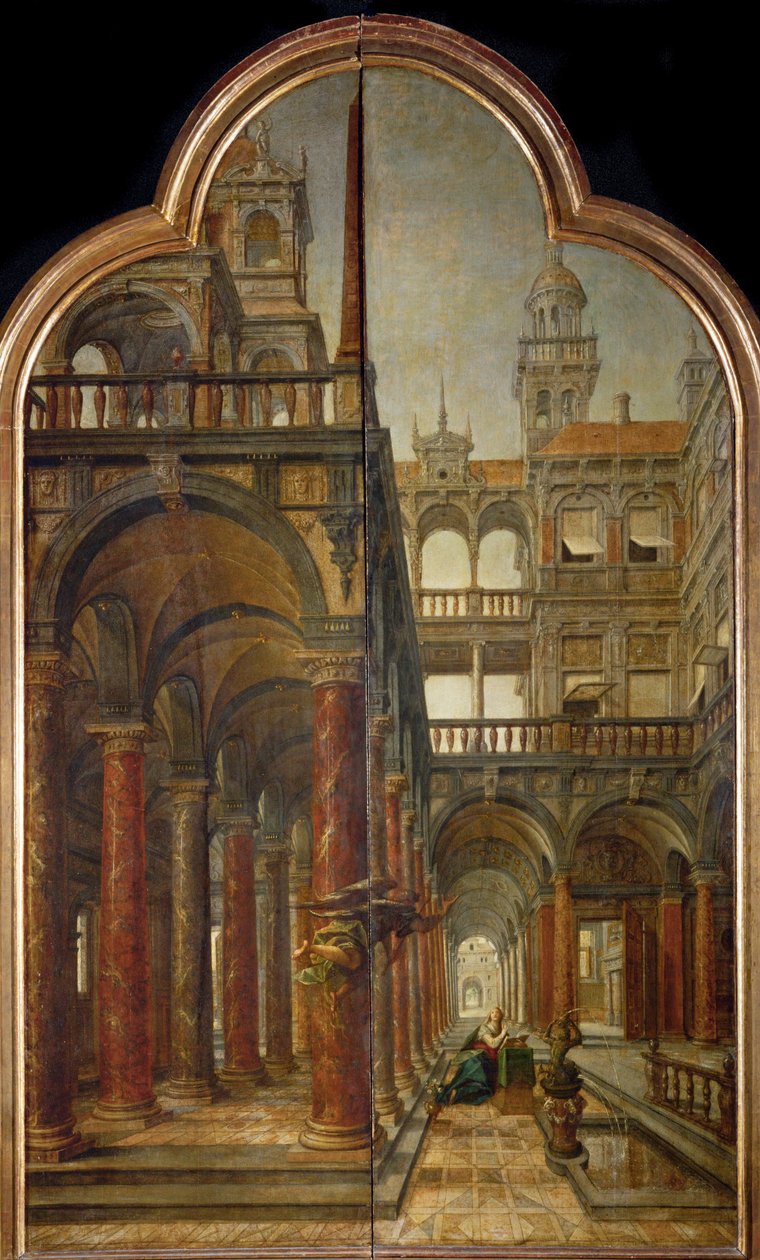 Anunciación de Hans or Jan Vredeman de Vries