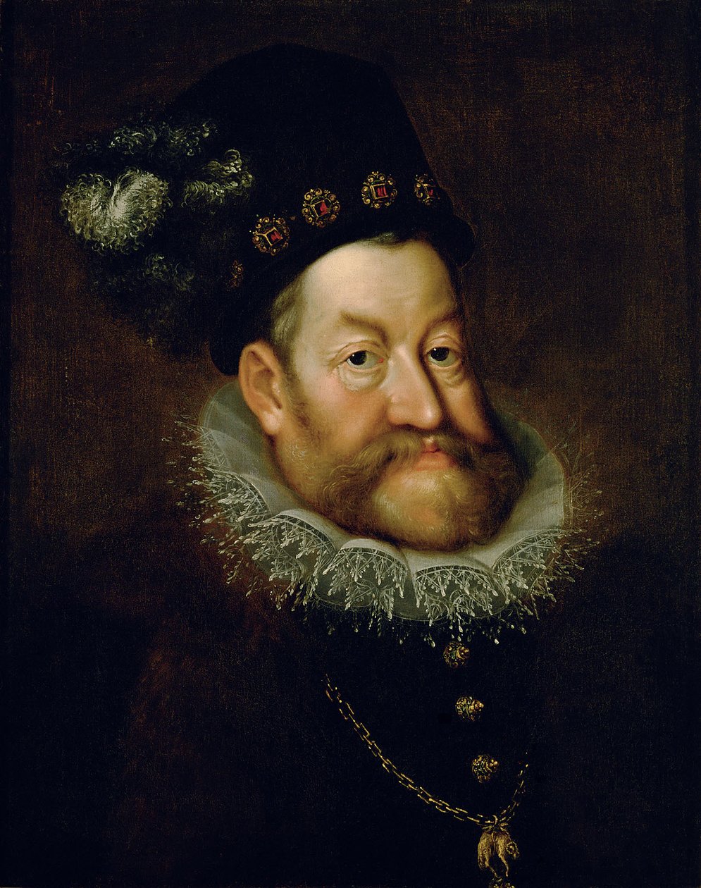 Alemán: Kaiser Rudolf II. (1552-1612) Retrato del emperador Rodolfo II de Hans von Aachen