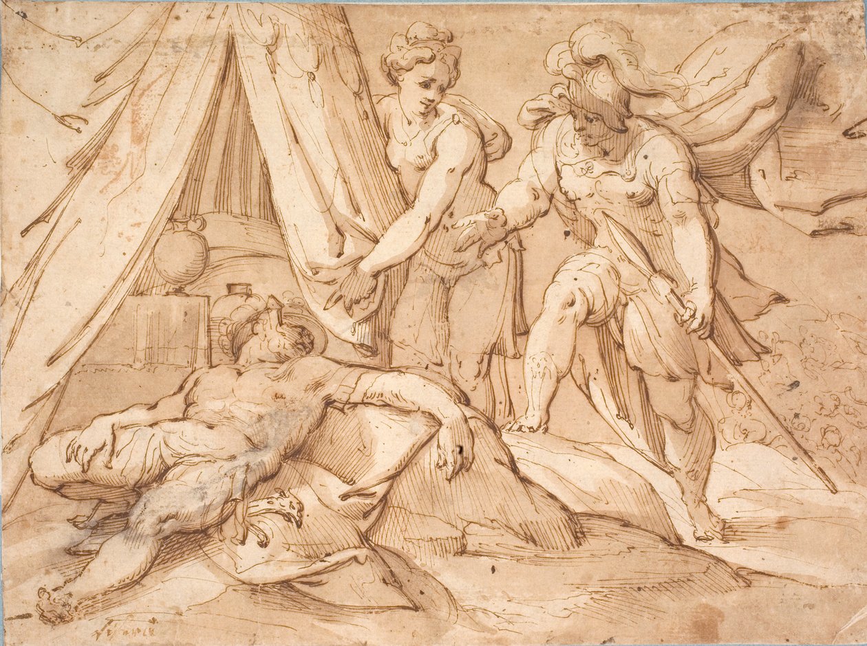 Jael y Sísara de Hans von Aachen
