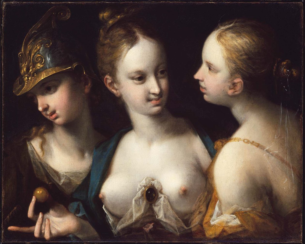 Palas Atenea, Venus y Juno de Hans von Aachen