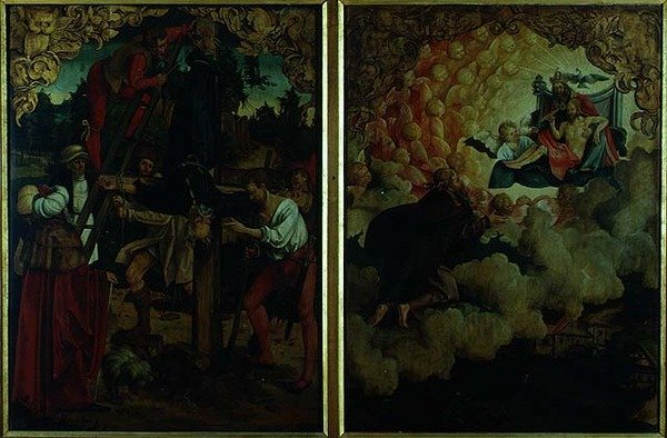 Historias de los S.S. Pedro y Pablo del retablo: (detalle) de Hans von Klumbach