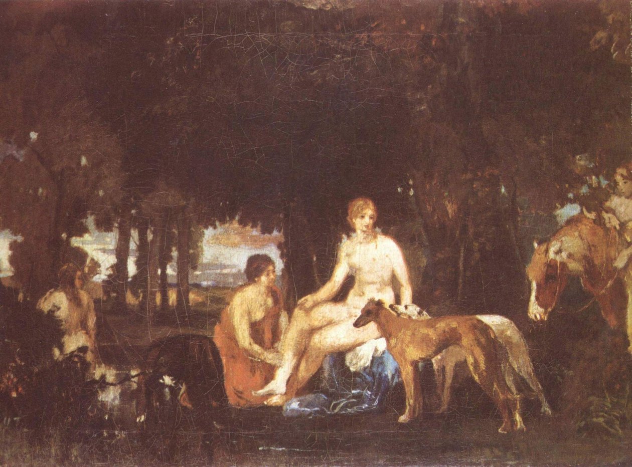 Diana en el baño de Hans von Marées