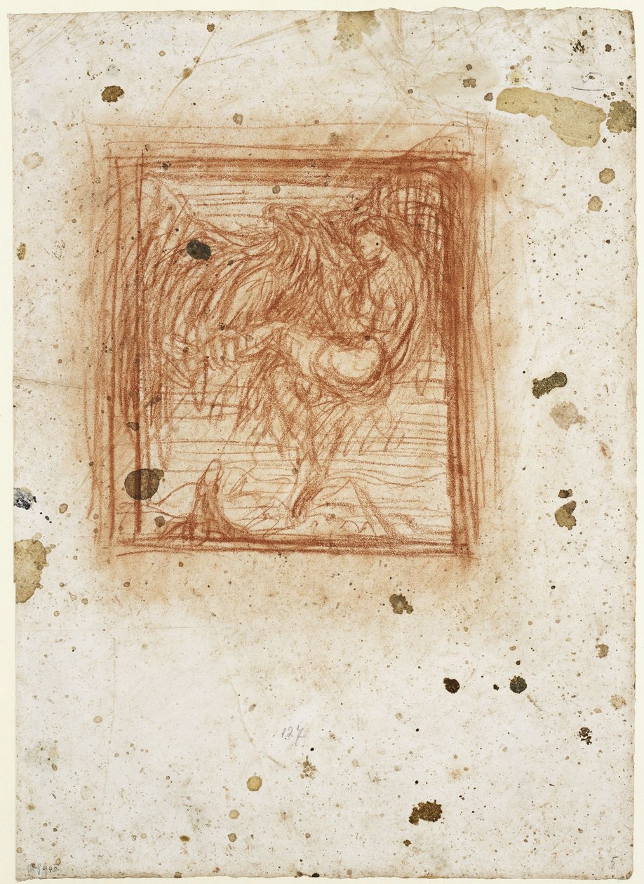 Entwurf zur Entführung des Ganymed de Hans von Marées