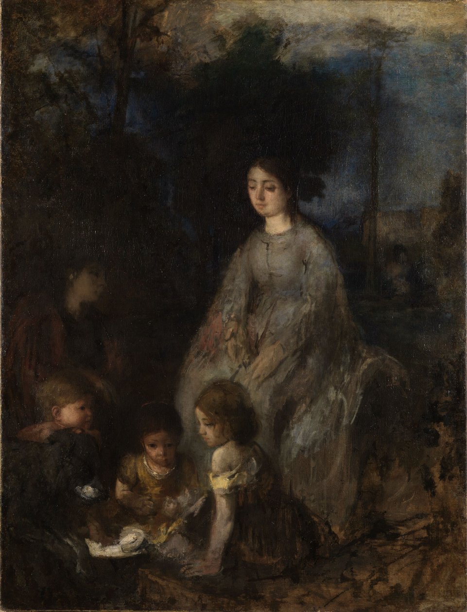 Retrato familiar II de Hans von Marées