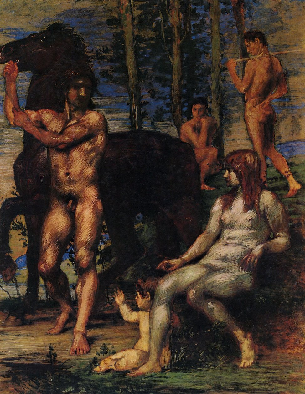 El jinete y la ninfa de Hans von Marées