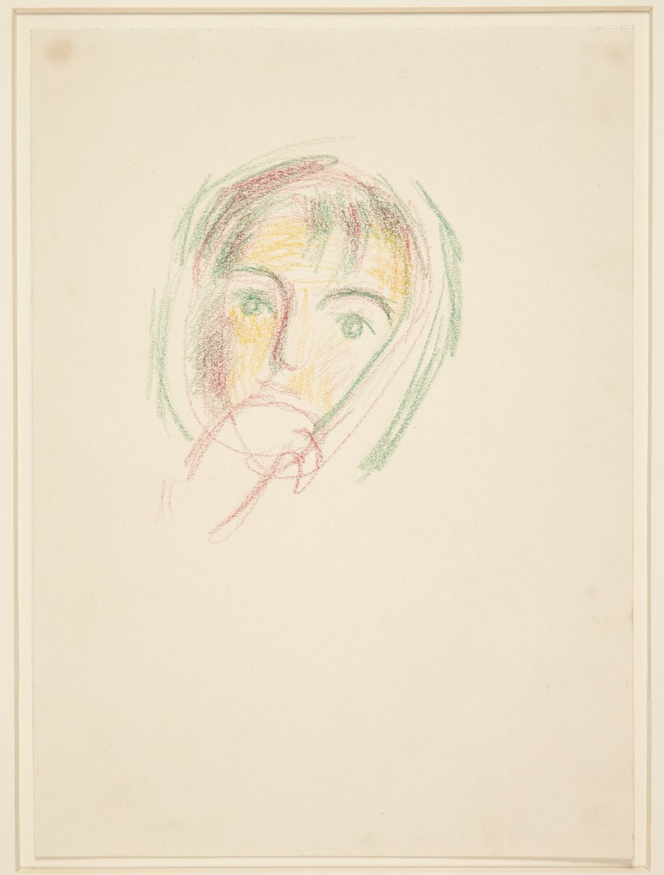 El hijo del artista Franz. Cabeza de Harald Giersing