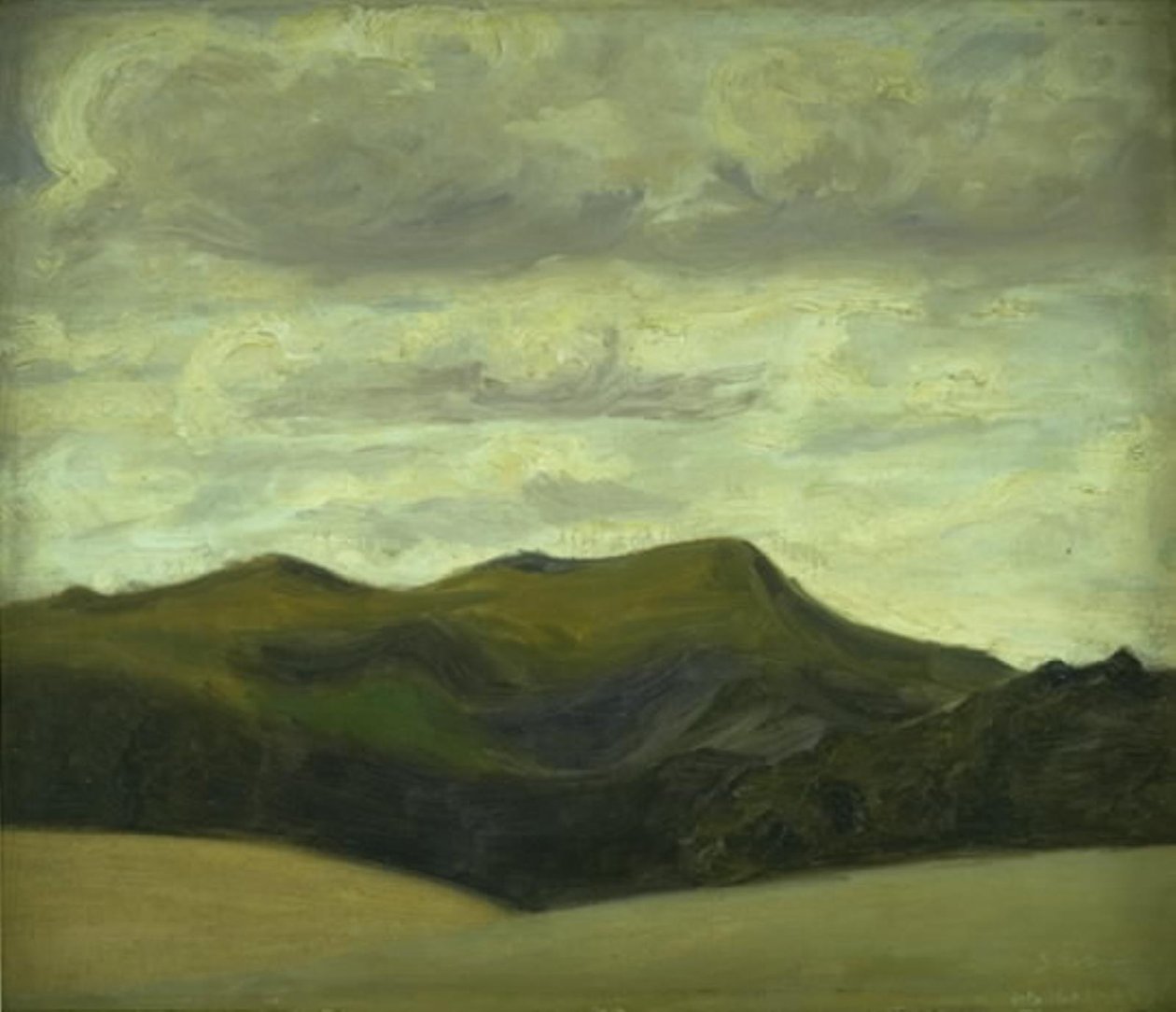 Paisaje cerca de Skørping, Jutlandia de Harald Giersing