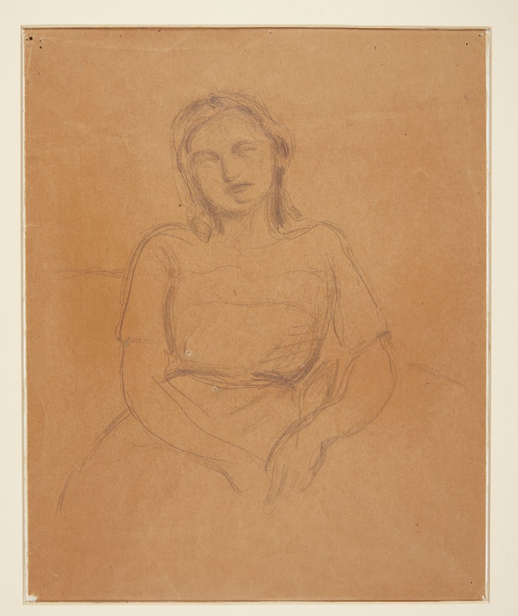 Joven sentada de Harald Giersing