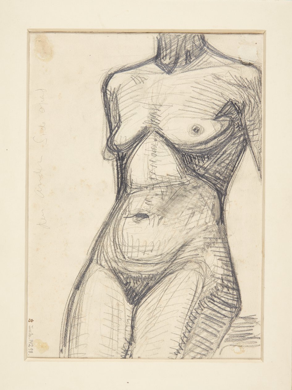 Torso de modelo femenina de Harald Giersing