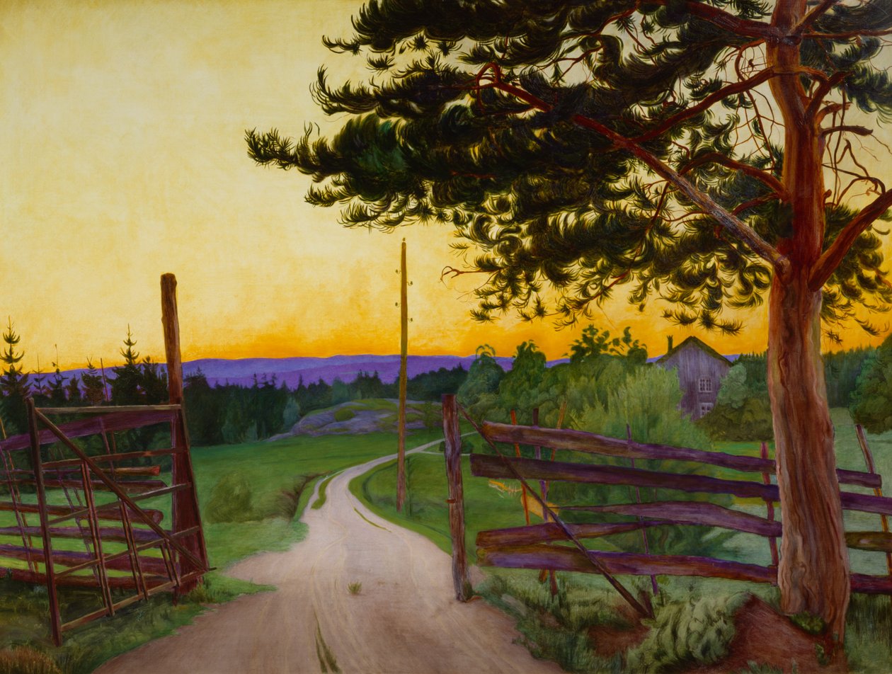 Camino rural de Harald Oscar Sohlberg