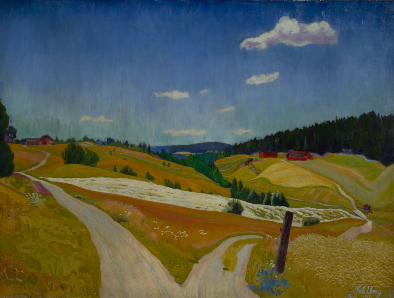 cultivo de campo de Harald Oscar Sohlberg