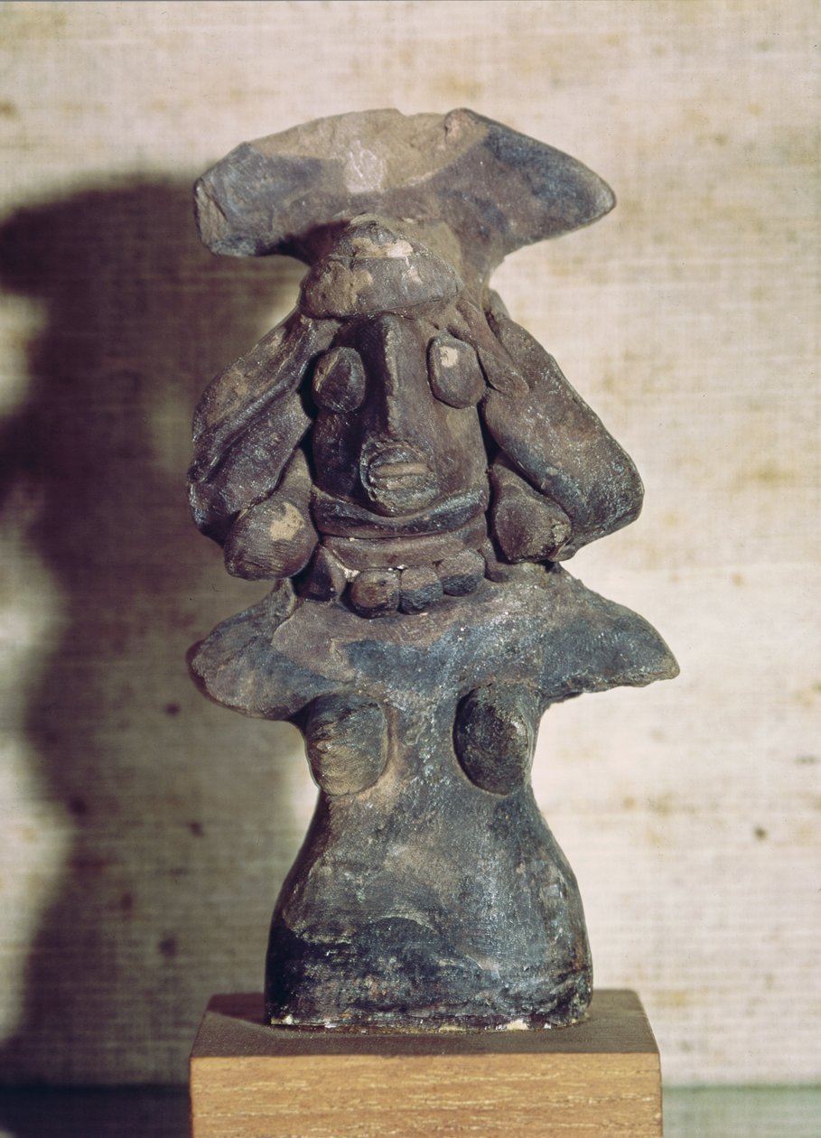 Figura de una diosa madre, de Mohenjo-Daro, Valle del Indo, Pakistán, 3000-1500 a.C. de Harappan