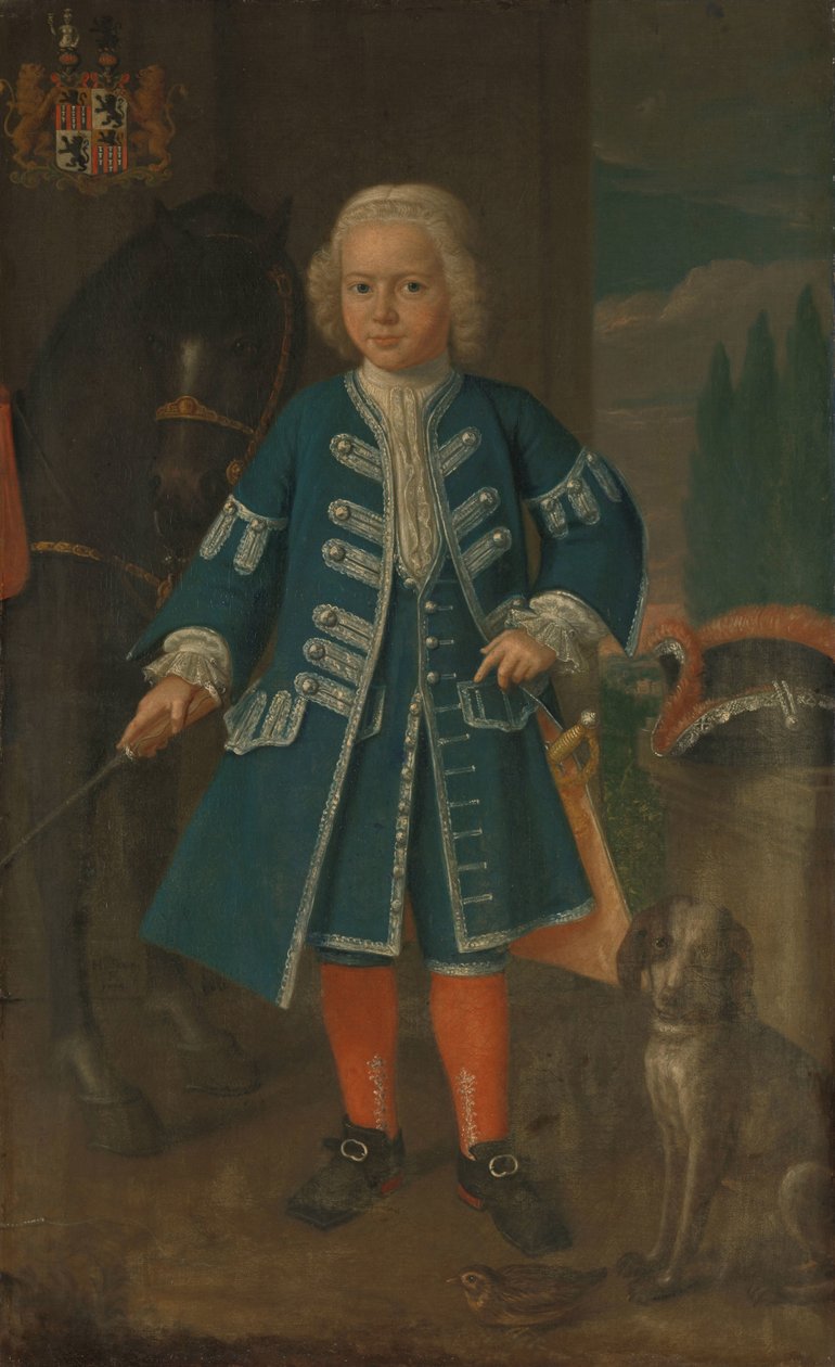 Retrato de Diederik van Hemert, Señor de Babyloniënbroek a los seis años de edad de Harmanus Serin