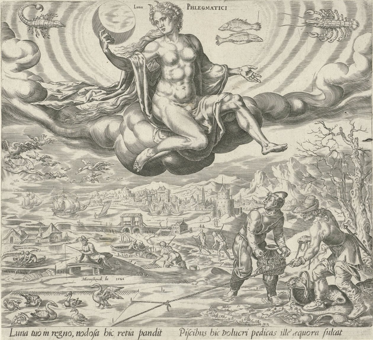 temperamento flemático Flemático (título sobre el objeto) Los cuatro temperamentos de Harmen Jansz Muller