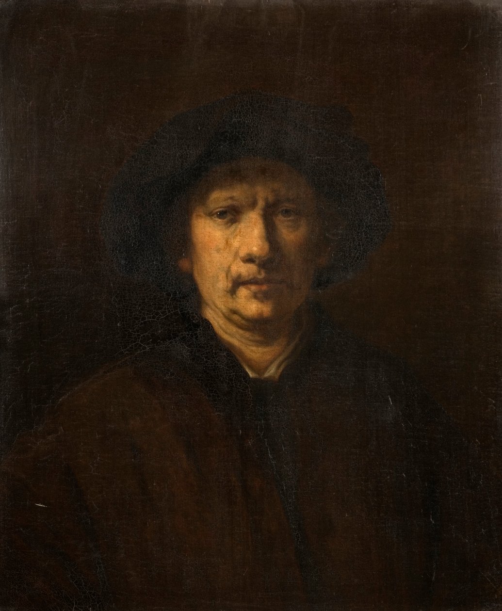 Copia de un autorretrato, siglo XIX de Rembrandt van Rijn