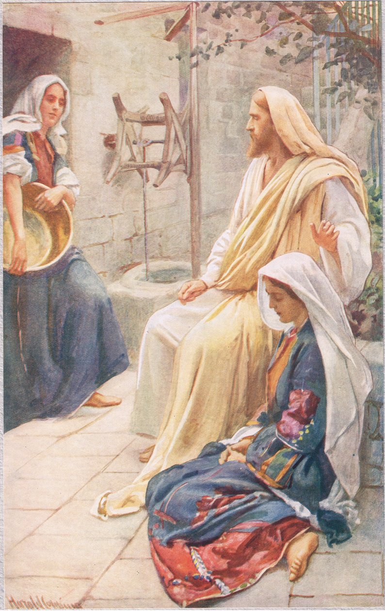 Marta y María, ilustración de 