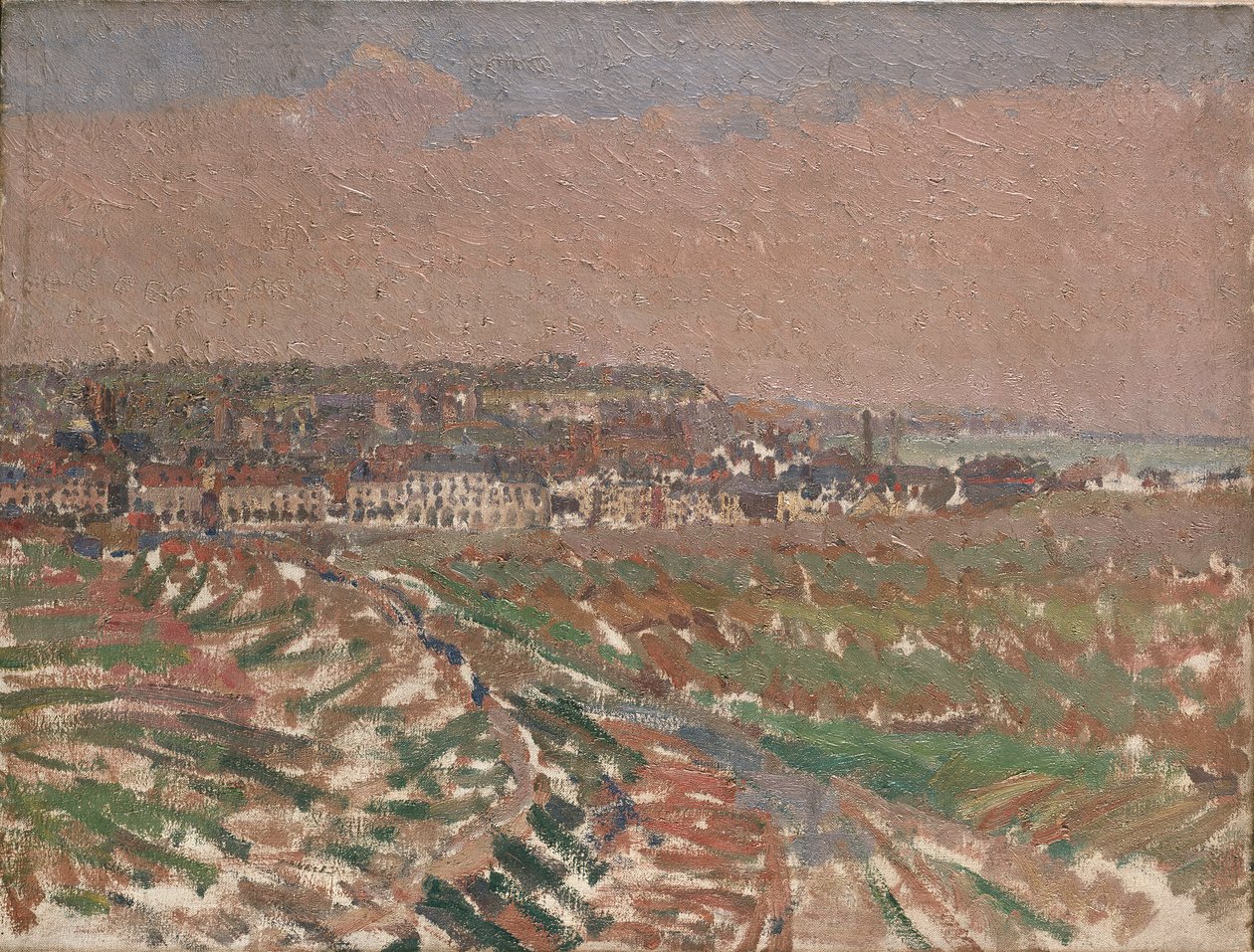 Dieppe desde el oeste, 1910-1911 de Harold Gilman