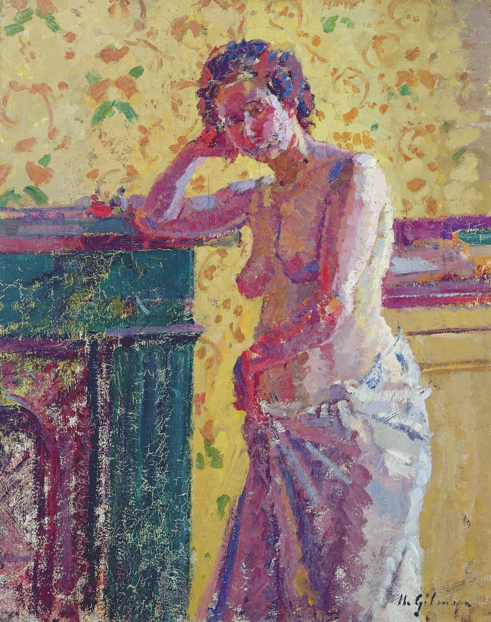 Interior con desnudo de Harold Gilman
