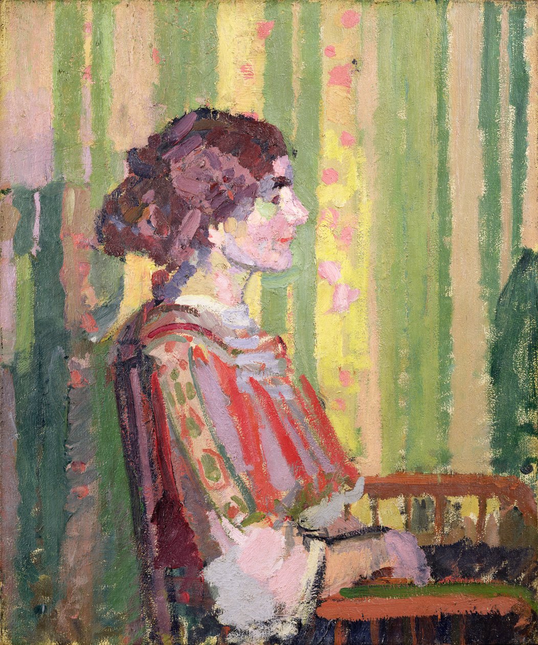 Sra. Robert Bevan, c.1913 de Harold Gilman
