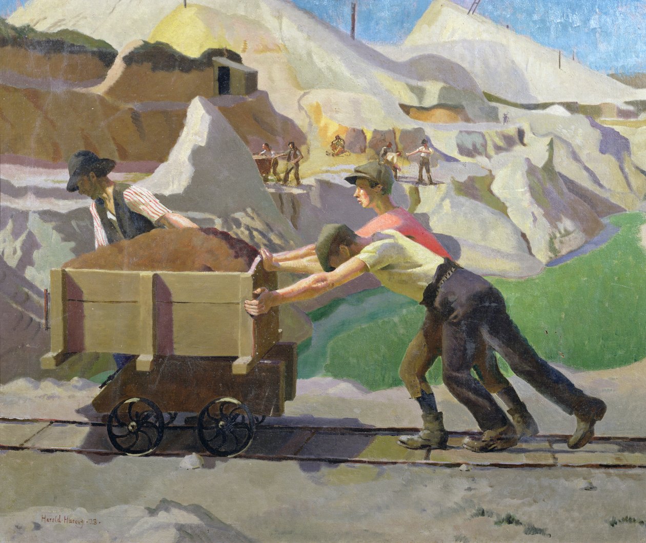 El pozo de arcilla de Harold Harvey