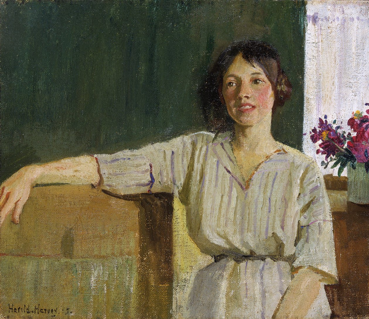 El modelo del artista, Newlyn de Harold Harvey