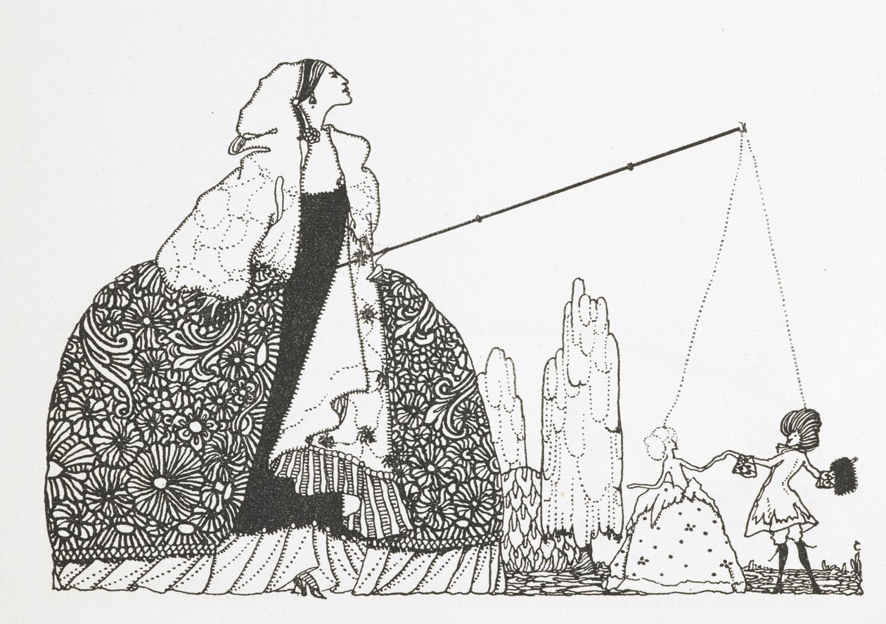 Una mujer como titiritera. de Harry Clarke