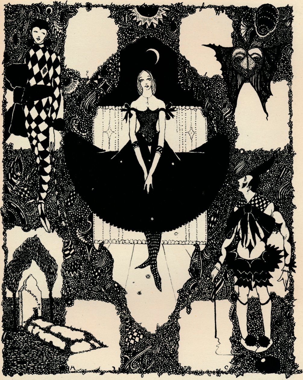 Columbina, c1900-1930 de Harry Clarke