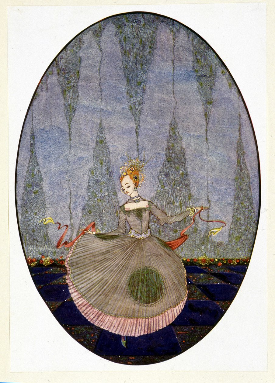 Bailar sobre la pista como nadie lo había hecho hasta ahora - en "La Sirenita" de Andersen de Harry Clarke