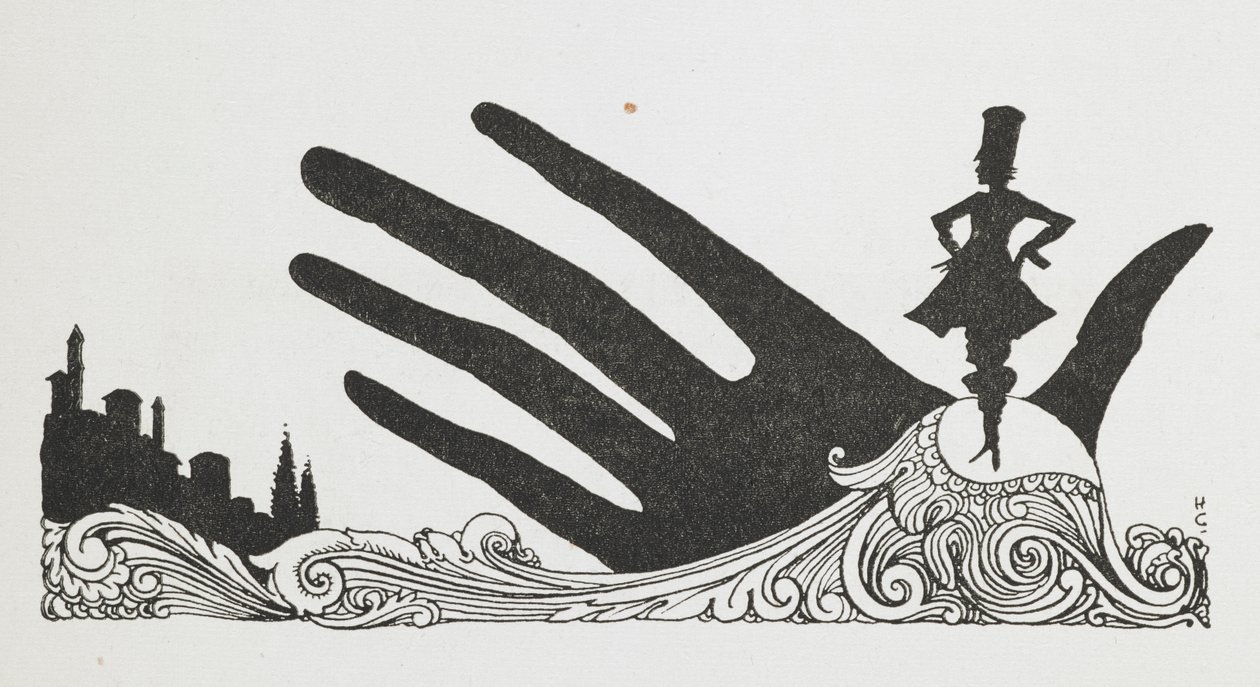 Ilustración para el cuento "Pulgarcito". de Harry Clarke