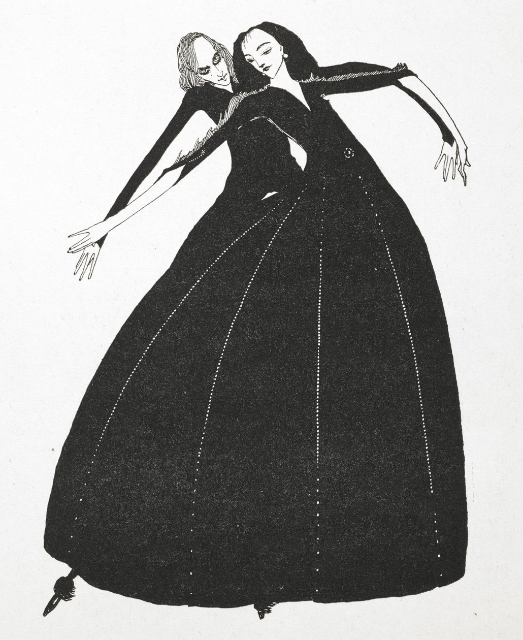 Ilustración para el cuento "Los deseos ridículos". de Harry Clarke