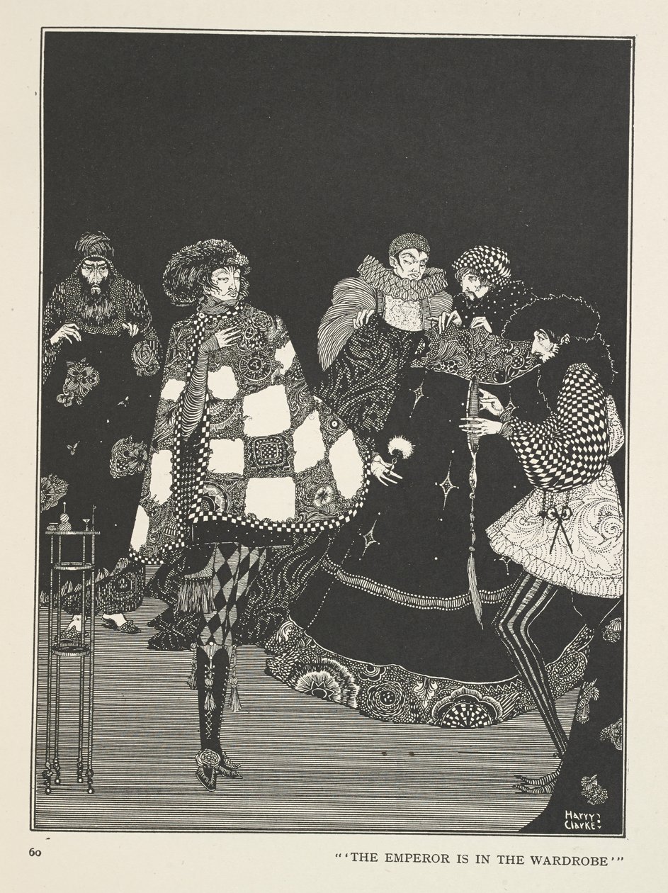 El traje nuevo del Emperador
El Emperador está en el armario. de Harry Clarke