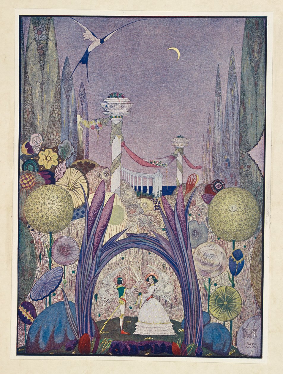 Pulgarcita
Debería ser la Reina de todas las Flores. de Harry Clarke