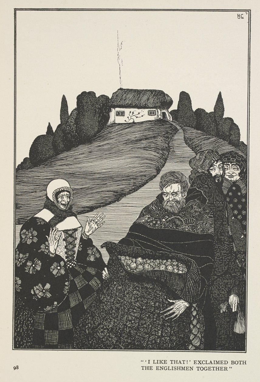 Lo que hace el Viejo siempre es correcto "¡Me gusta!" exclamaron los dos ingleses a la vez. de Harry Clarke